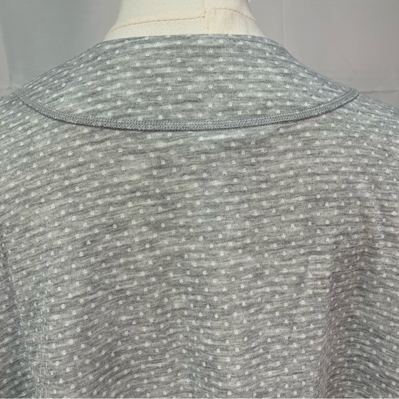 Cabi ATC Reversible Cape XS/S Gray White Travel Lounge wear cotton poncho Spring - Picture 10 of 15